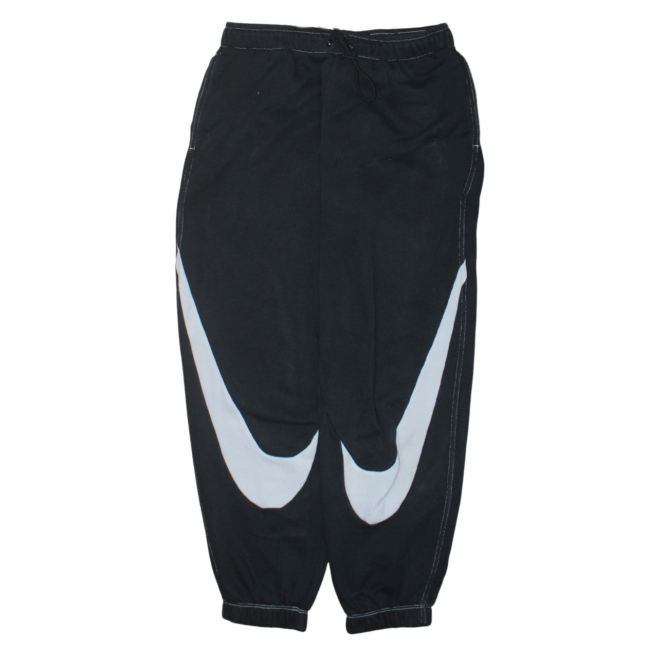 Womens UK Size S Nike Regular Fit Jogger Black Trousers