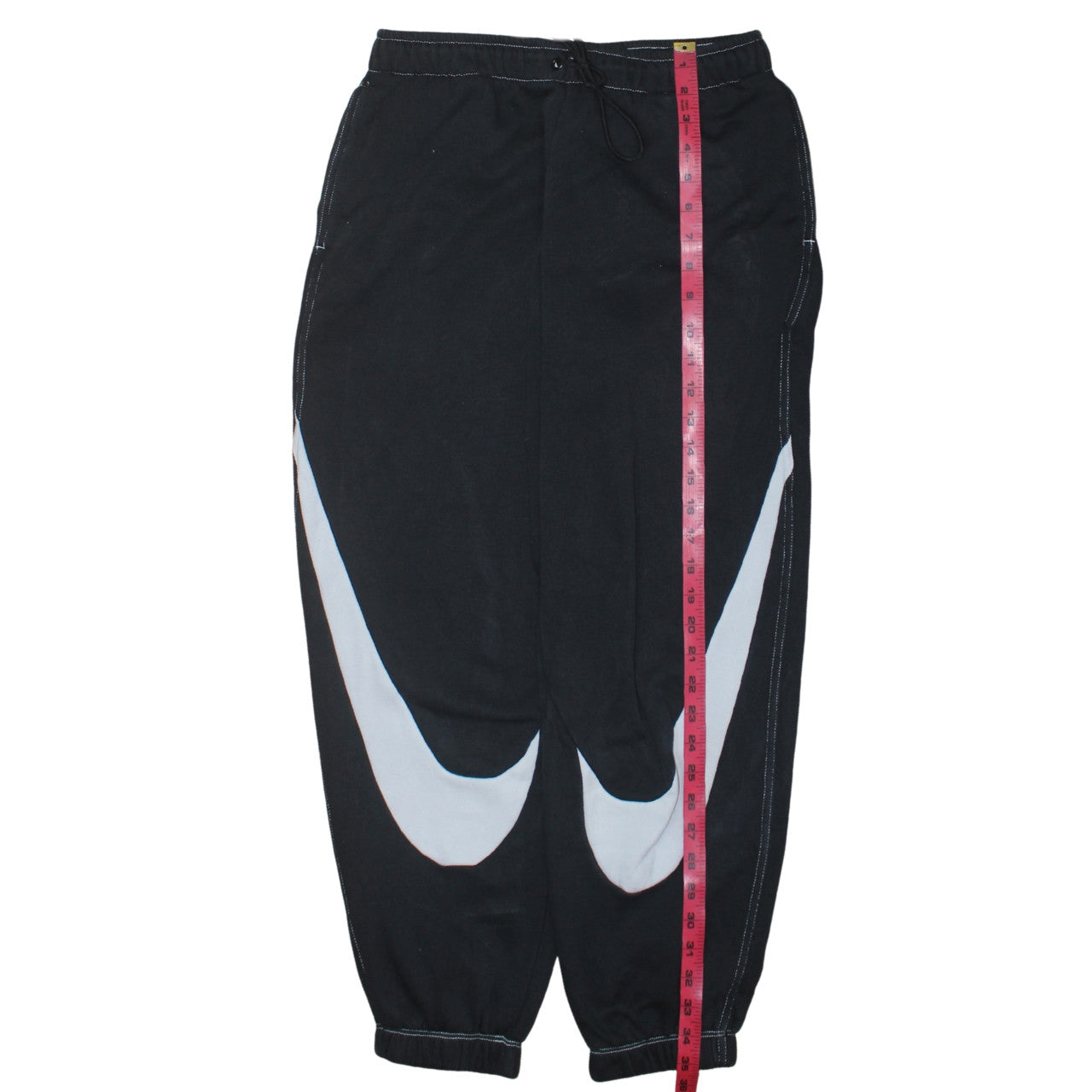 Womens UK Size S Nike Regular Fit Jogger Black Trousers