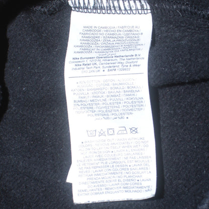 Womens UK Size S Nike Regular Fit Jogger Black Trousers