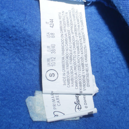Womens UK Size S Disney Blue Pullover Sweatshirt