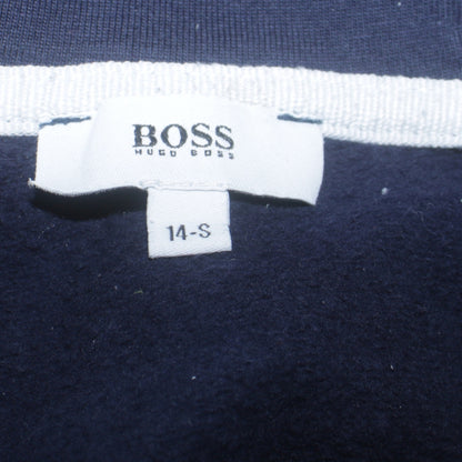 Boys UK Size 14 Years HUGO BOSS Blue Full Zip Hoodie
