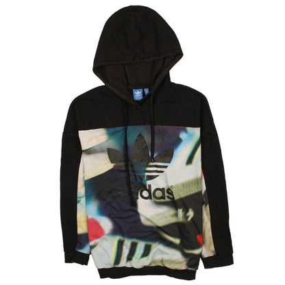 Womens UK Size 12 adidas Multicoloured Pullover Hoodie