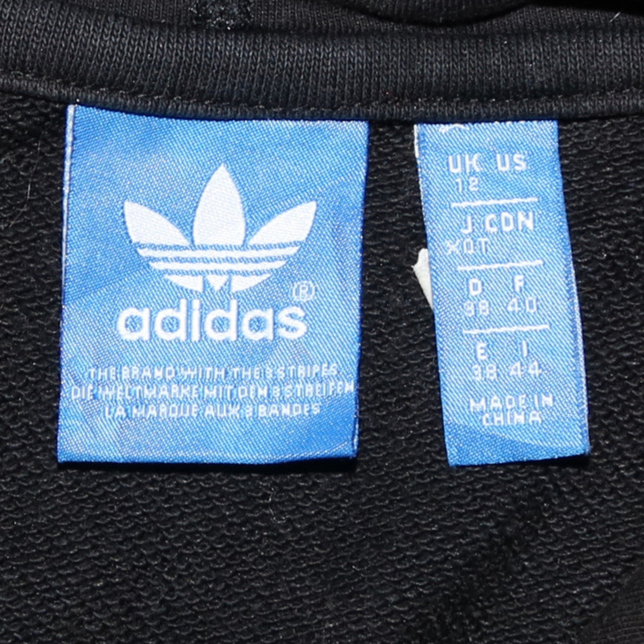 Womens UK Size 12 adidas Multicoloured Pullover Hoodie