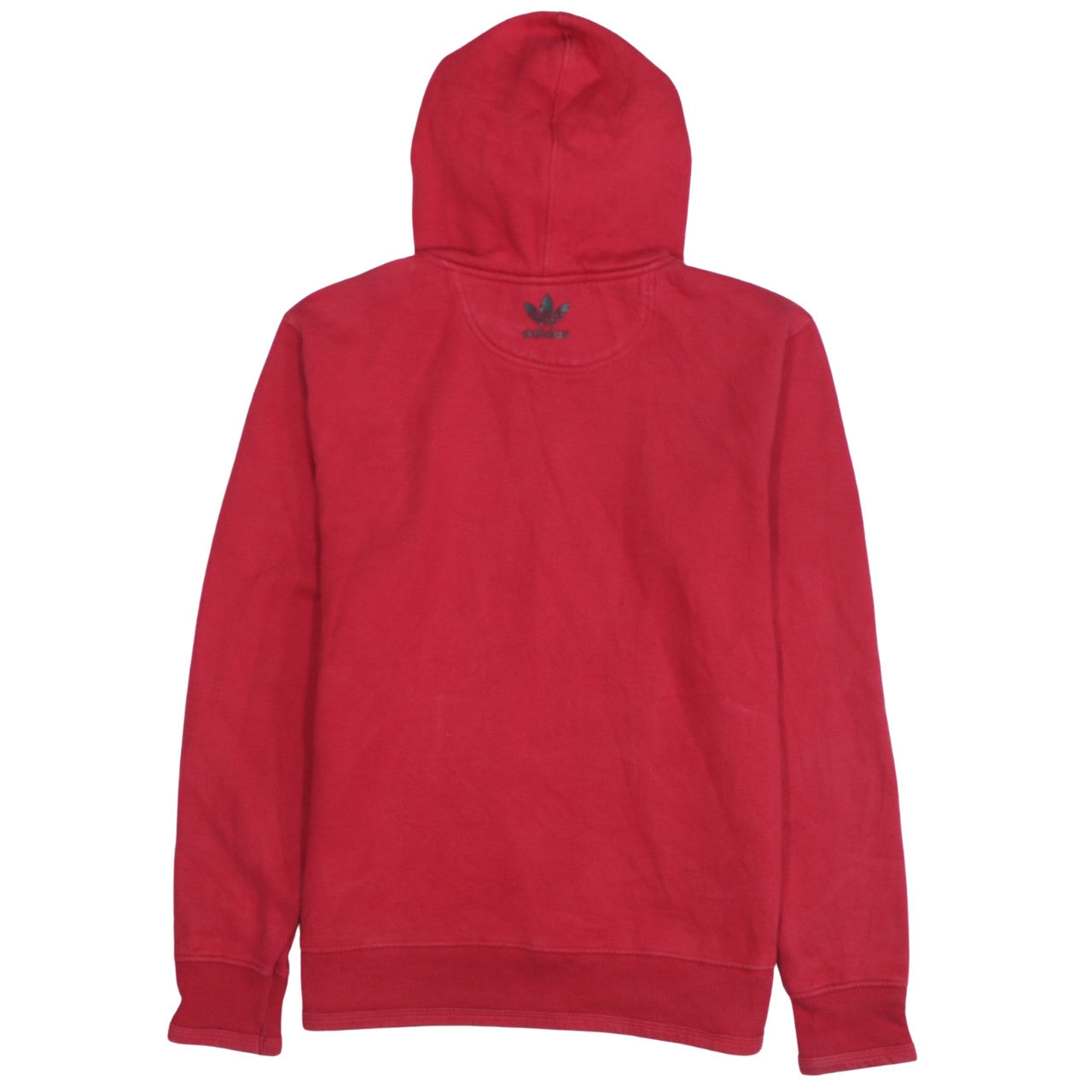 Mens UK Size M adidas Red Pullover Hoodie