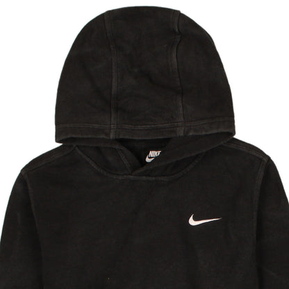 Nike Boys Black Pullover Fleece Hoodie XL 13-15 Years Logo Sweatshirt