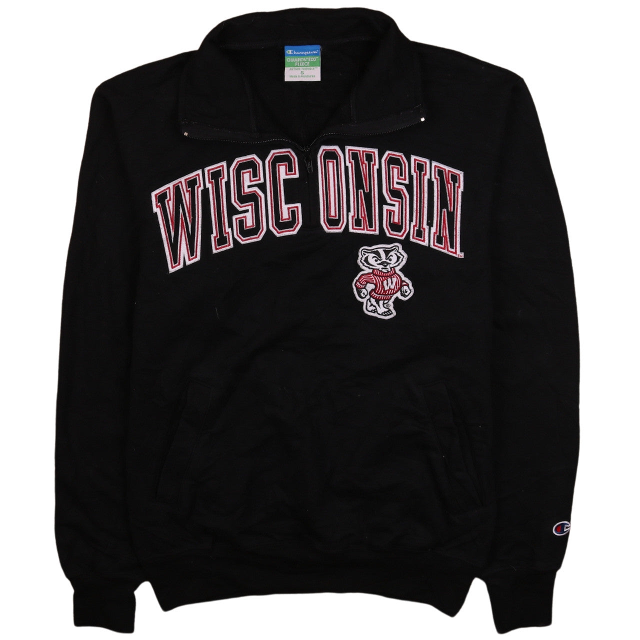 Womens UK Size S Champion Black Pullover Sweatshirt