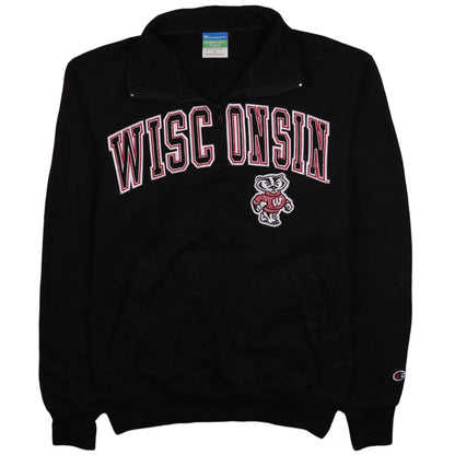 Womens UK Size S Champion Black Pullover Sweatshirt