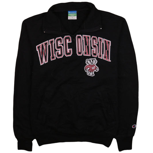 Womens UK Size S Champion Black Pullover Sweatshirt