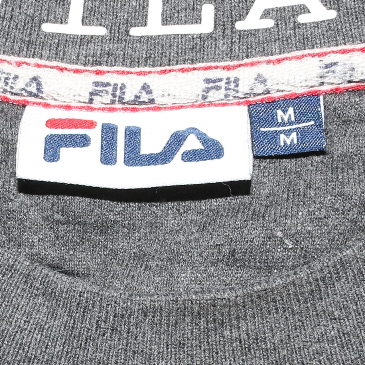 Womens UK Size M FILA Grey Pullover Sweatshirt