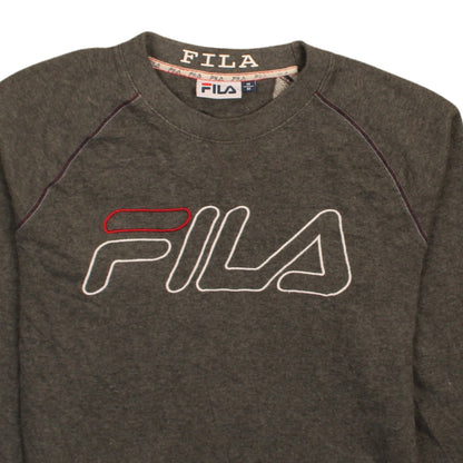 Womens UK Size M FILA Grey Pullover Sweatshirt