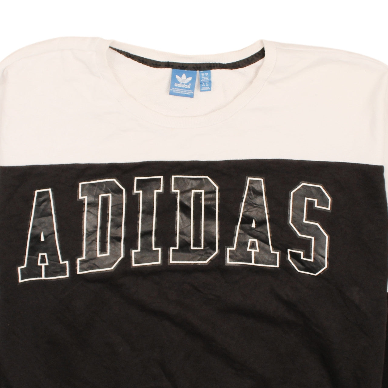 Womens UK Size 18 adidas Black Pullover Sweatshirt