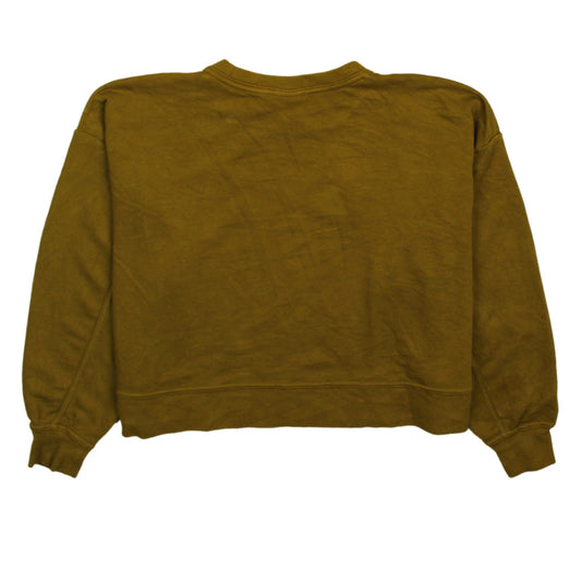 Womens UK Size M Nike Brown Pullover Sweatshirt