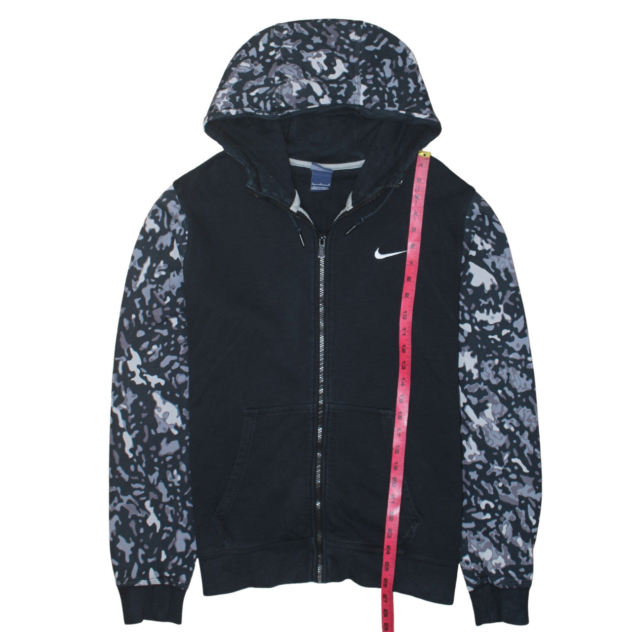 Womens UK Size S Nike Black Full Zip Hoodie