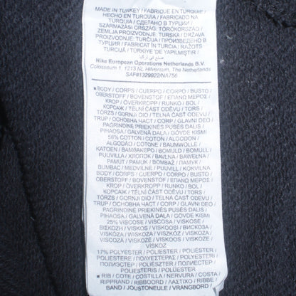 Womens UK Size S Nike Black Full Zip Hoodie