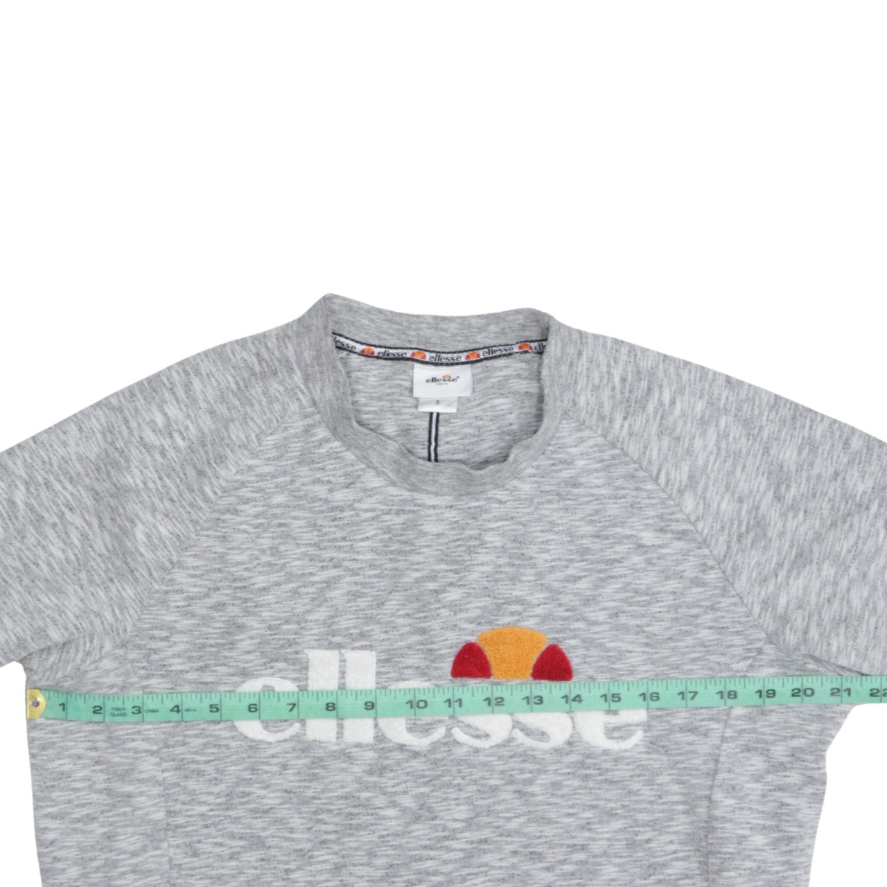 Womens UK Size S ellesse Grey Pullover Sweatshirt