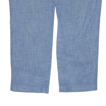 Womens UK Size 8 Gap Regular Fit Straight Blue Jeans