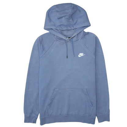 Mens UK Size L Nike Blue Pullover Hoodie