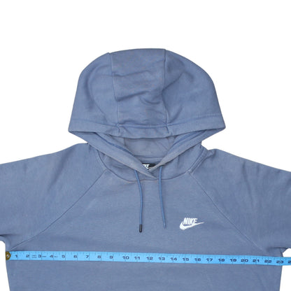 Mens UK Size L Nike Blue Pullover Hoodie