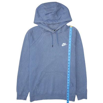 Mens UK Size L Nike Blue Pullover Hoodie