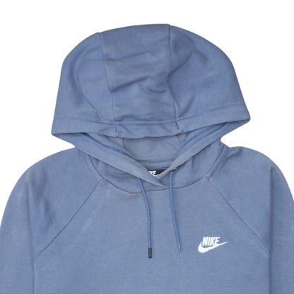 Mens UK Size L Nike Blue Pullover Hoodie