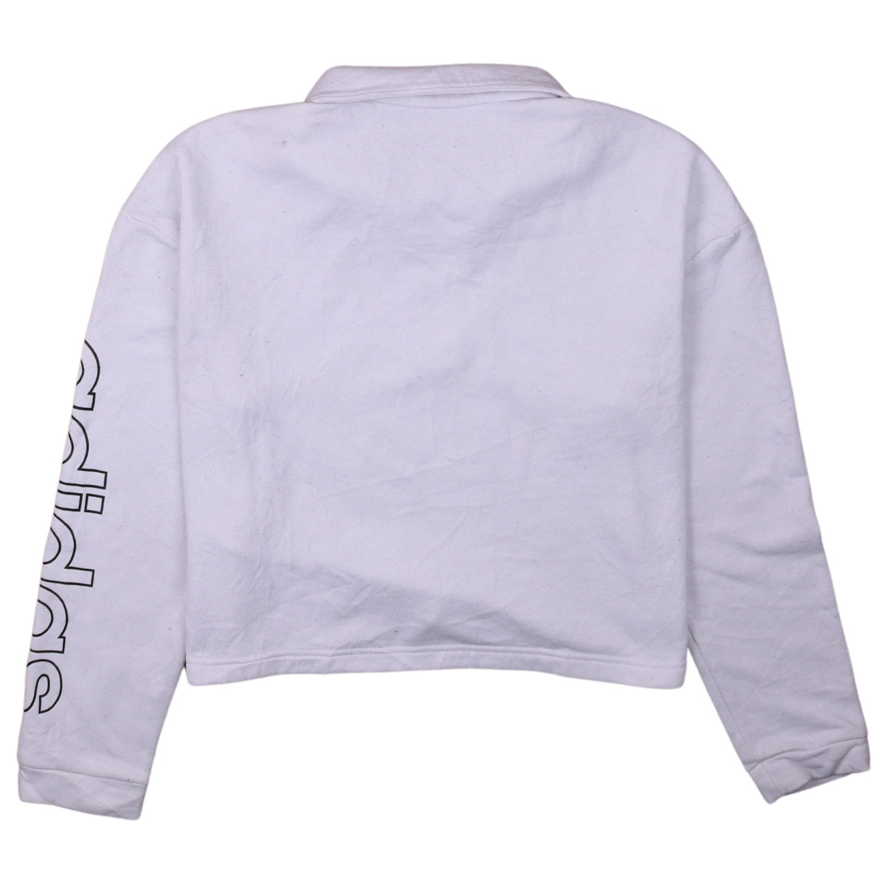 Womens UK Size 16-18 adidas White Pullover Sweatshirt