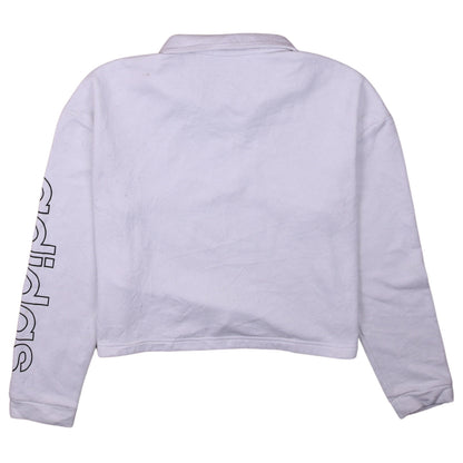 Womens UK Size 16-18 adidas White Pullover Sweatshirt