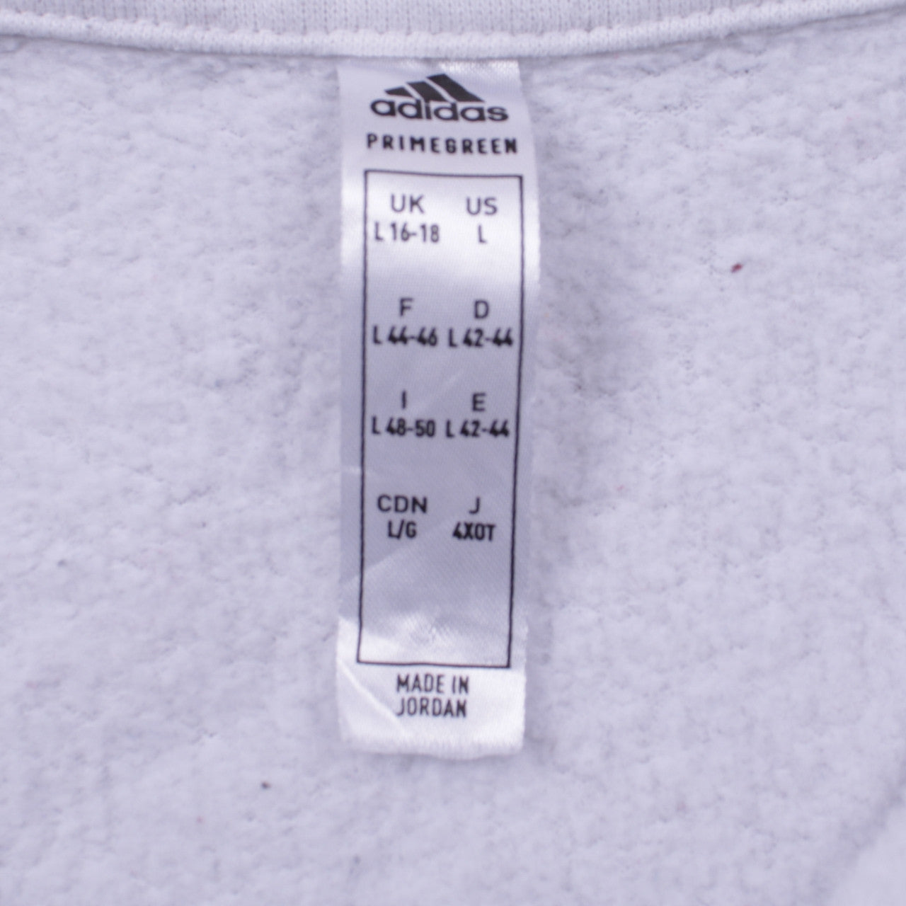 Womens UK Size 16-18 adidas White Pullover Sweatshirt