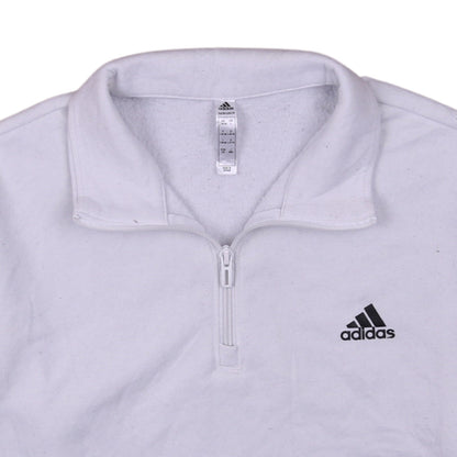 Womens UK Size 16-18 adidas White Pullover Sweatshirt