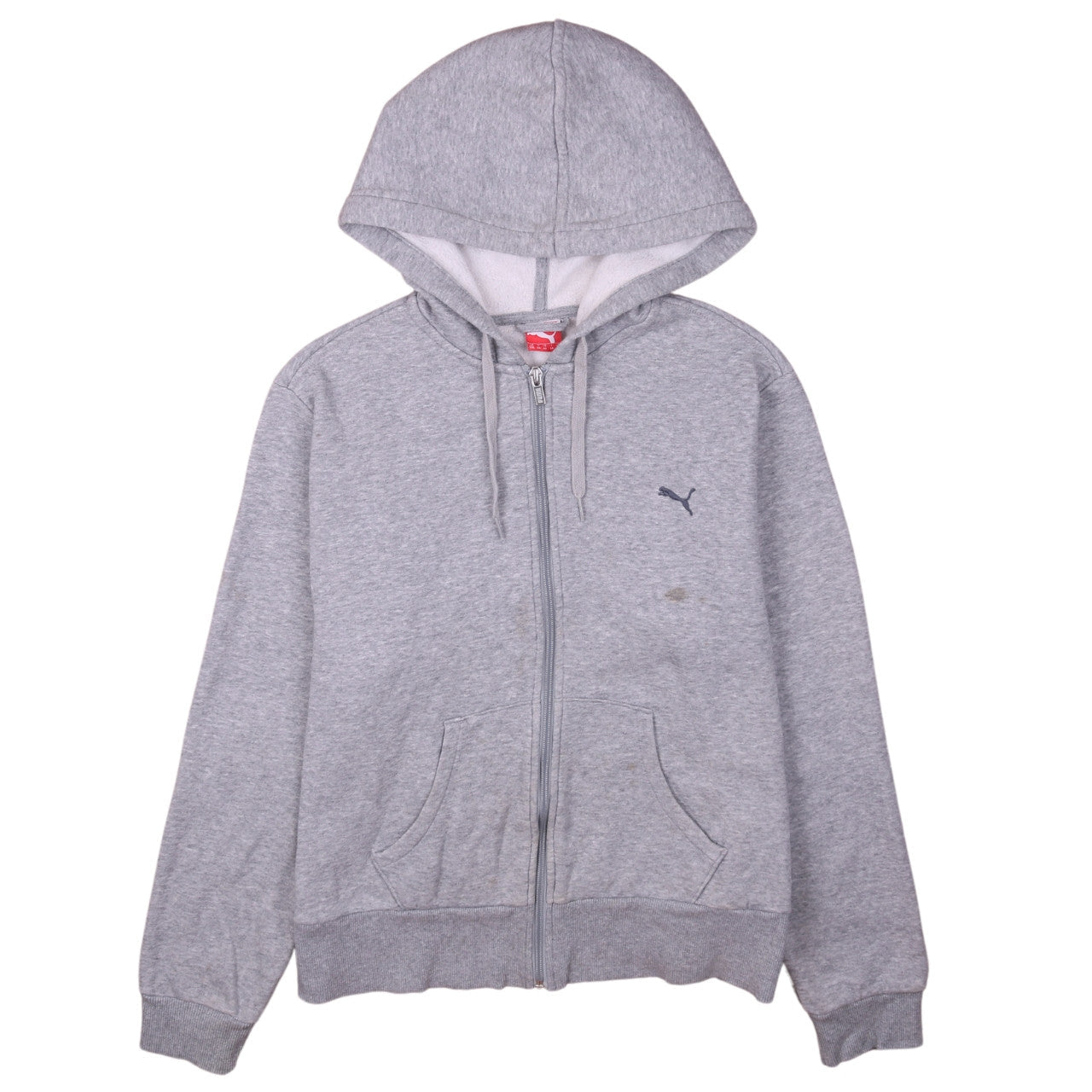 Womens UK Size 18 PUMA Grey Full Zip Hoodie