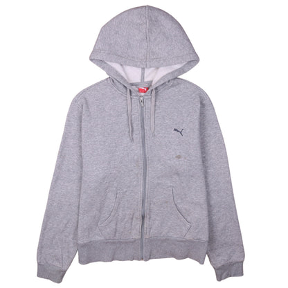 Womens UK Size 18 PUMA Grey Full Zip Hoodie