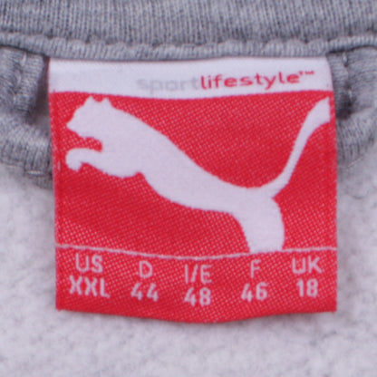 Womens UK Size 18 PUMA Grey Full Zip Hoodie