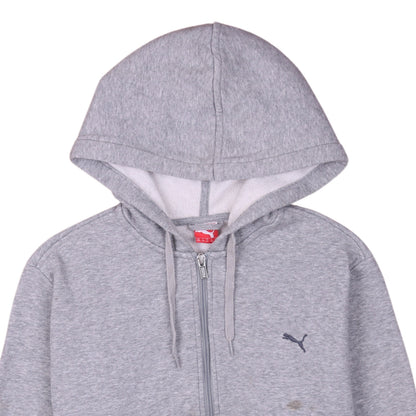 Womens UK Size 18 PUMA Grey Full Zip Hoodie