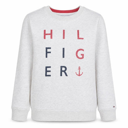 Womens UK Size M Tommy Hilfiger Grey Pullover Sweatshirt