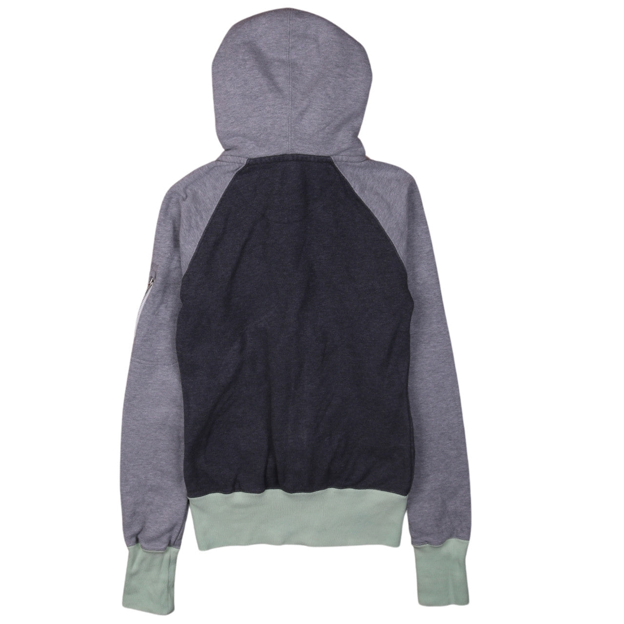 Womens UK Size XS Nike Grey Full Zip Hoodie