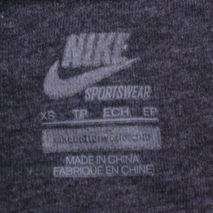 Womens UK Size XS Nike Grey Full Zip Hoodie