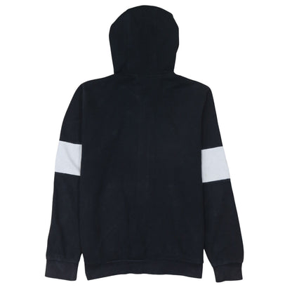 Adidas Boys Black Full Zip Hoodie 11-12 Years Cotton Blend Sportswear