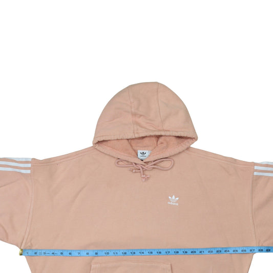 Womens UK Size 10 adidas Pink Pullover Hoodie