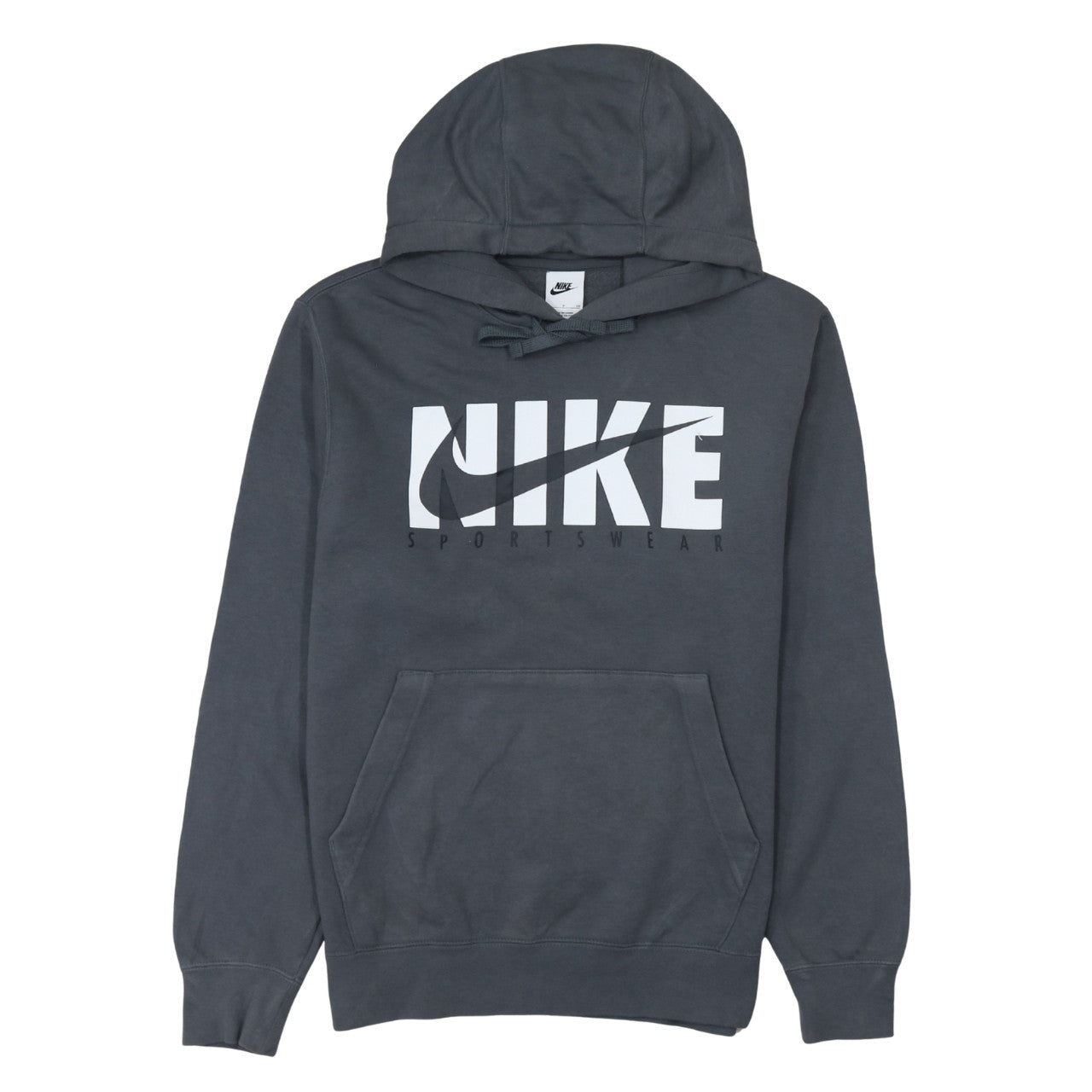 Mens UK Size S Nike Grey Pullover Hoodie