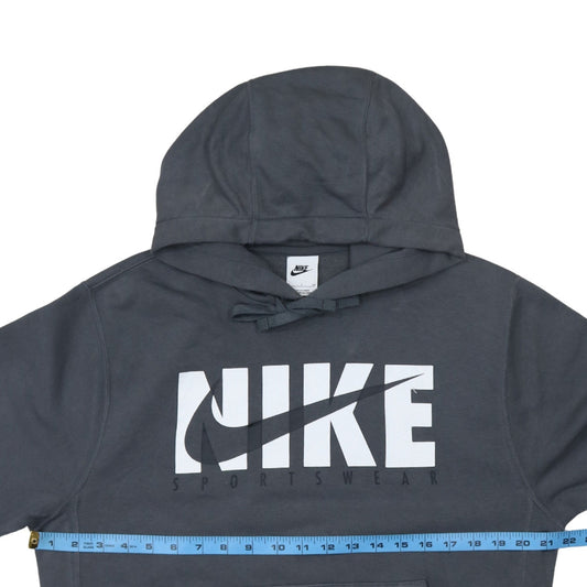 Mens UK Size S Nike Grey Pullover Hoodie