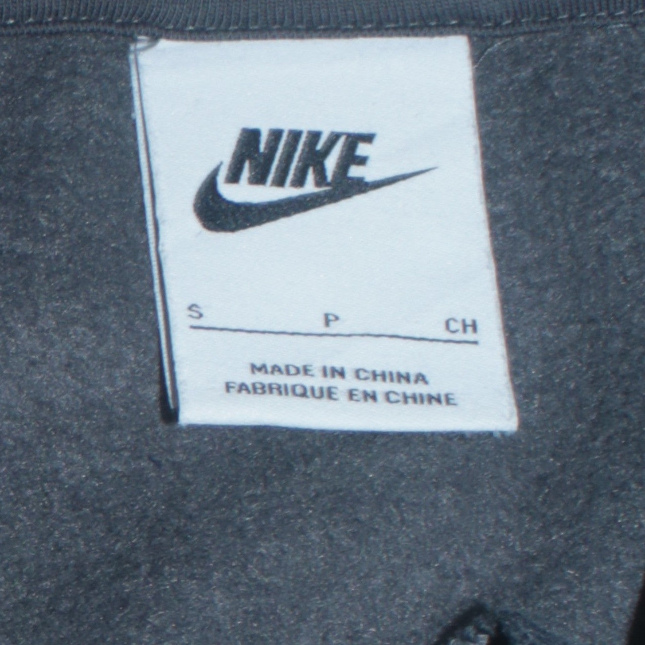 Mens UK Size S Nike Grey Pullover Hoodie