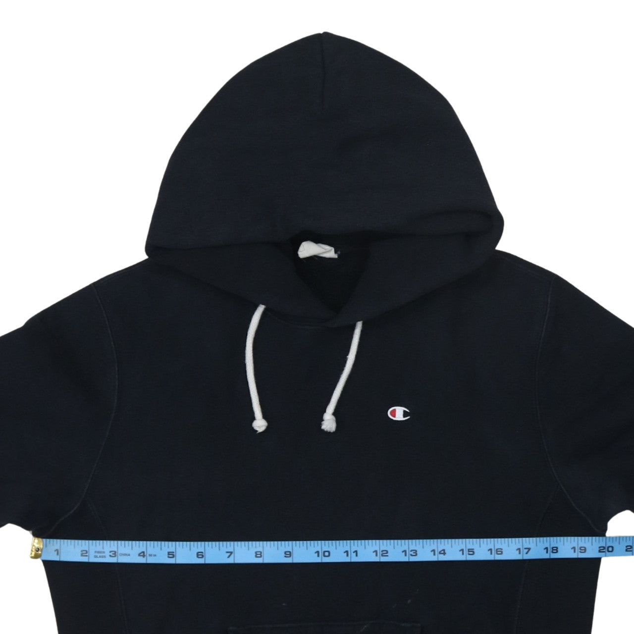 Mens UK Size M Champion Black Pullover Hoodie