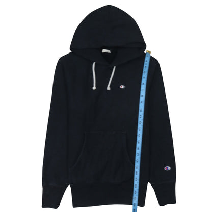 Mens UK Size M Champion Black Pullover Hoodie