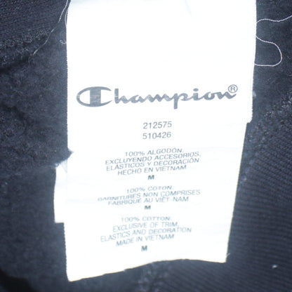 Mens UK Size M Champion Black Pullover Hoodie