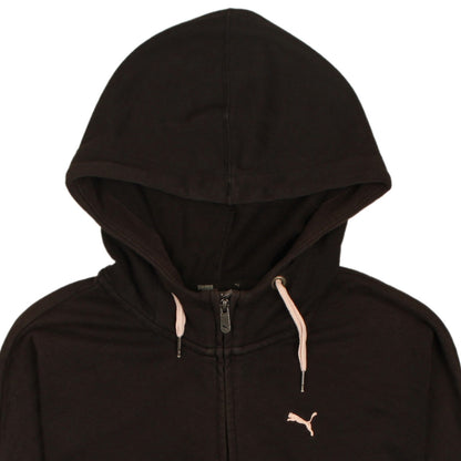 Womens UK Size 14 PUMA Black Full Zip Hoodie