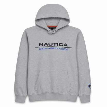 Mens UK Size L Nautica Grey Pullover Hoodie