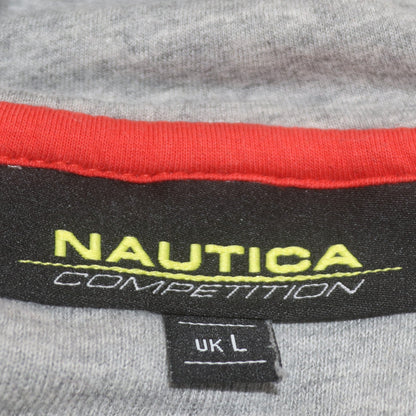 Mens UK Size L Nautica Grey Pullover Hoodie