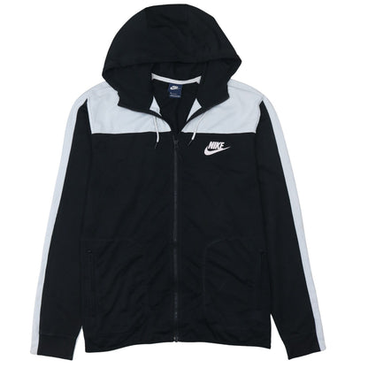 Mens UK Size XL Nike Black Full Zip Hoodie