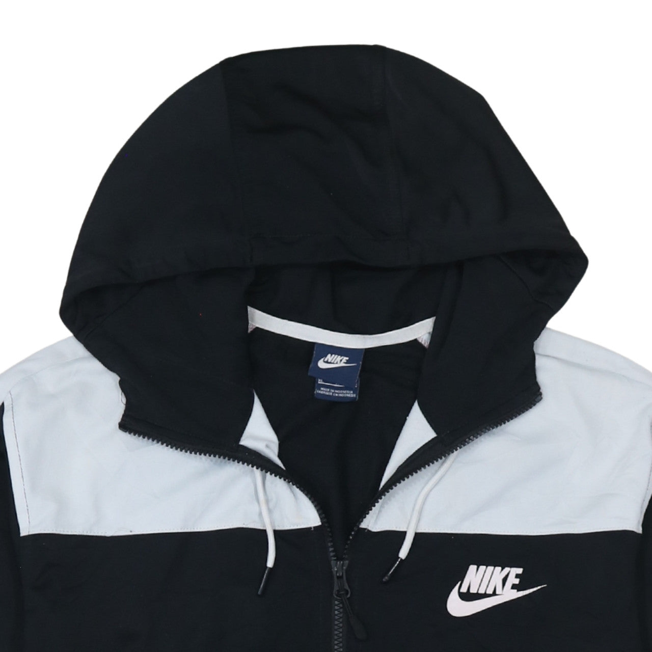 Mens UK Size XL Nike Black Full Zip Hoodie