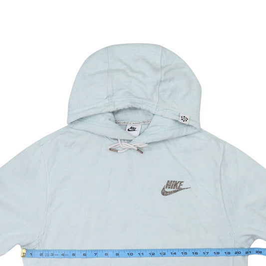 Womens UK Size S Nike Blue Pullover Hoodie