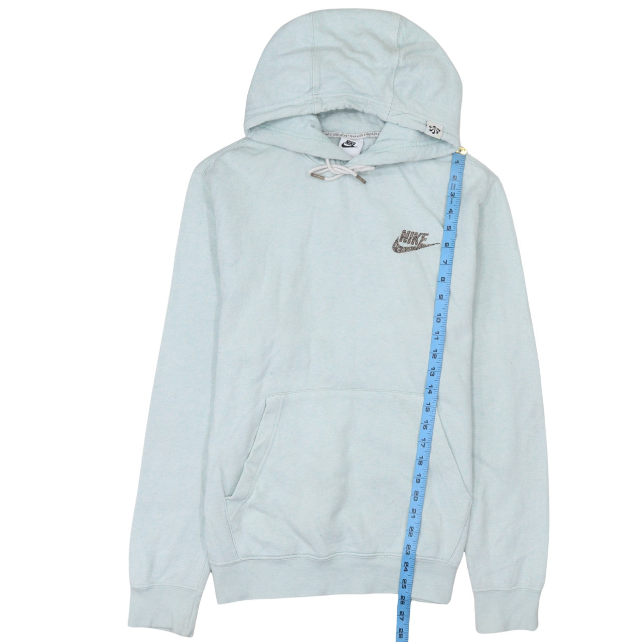 Womens UK Size S Nike Blue Pullover Hoodie